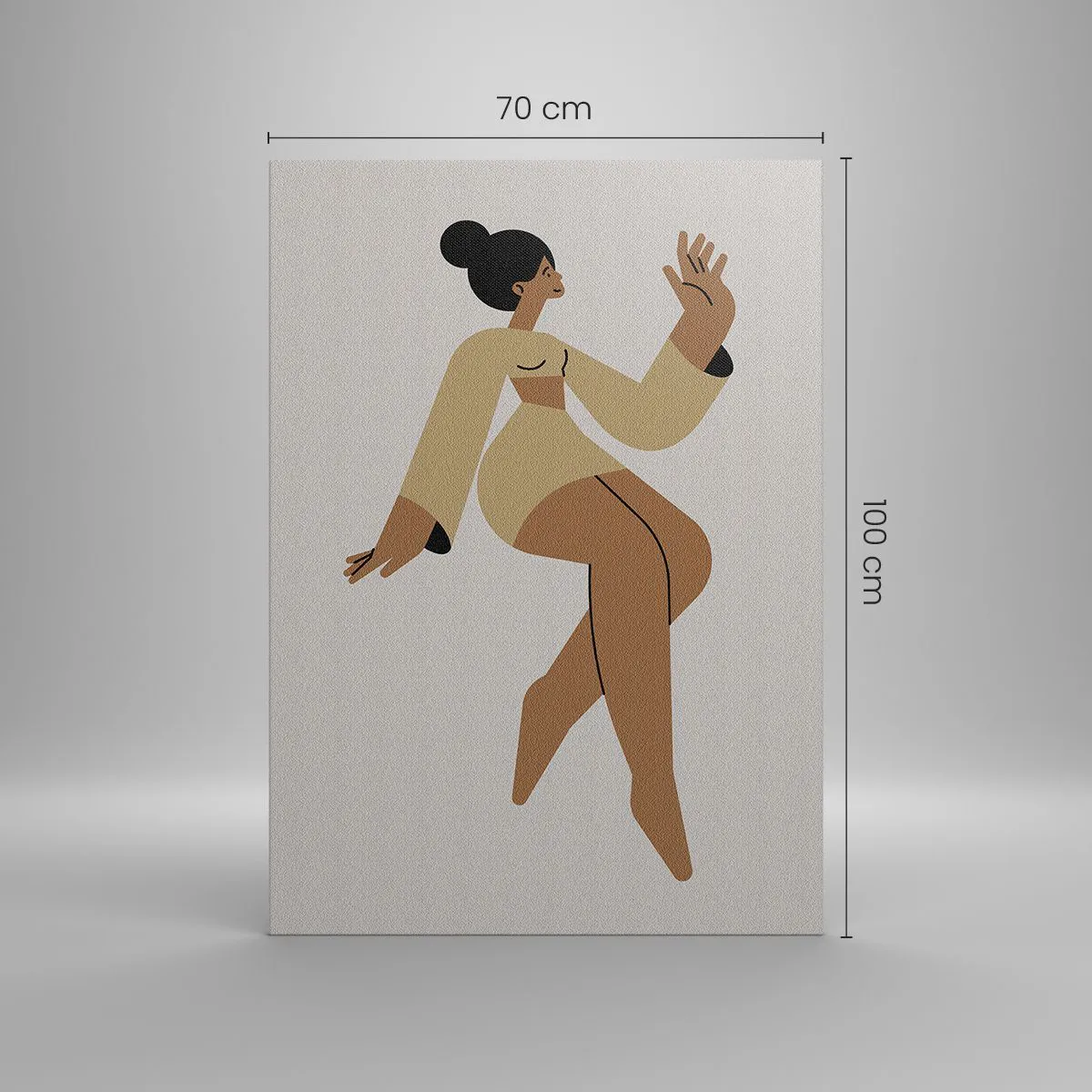 Impression sur toile - Image sur toile - Une forme gracieuse - 70x100 cm