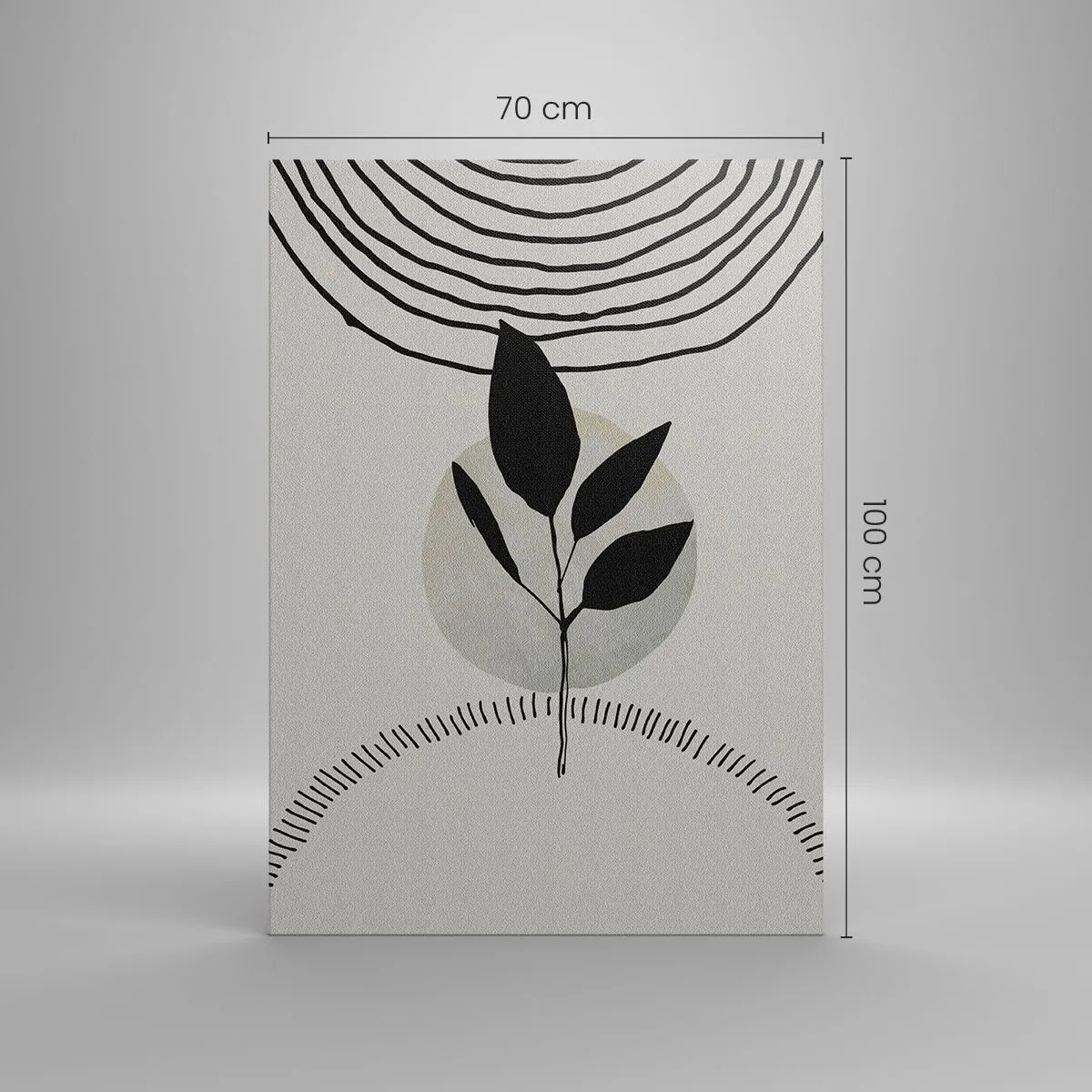 Schilderen op canvas - Compositie: natuurrituelen - 70x100 cm