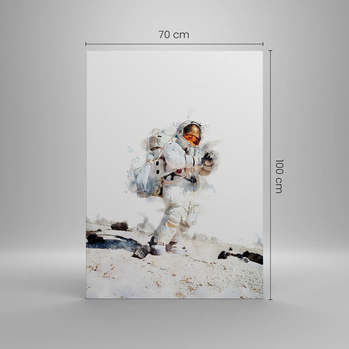 Lærredstryk - Billede på lærred - Jordens budbringer - 70x100 cm