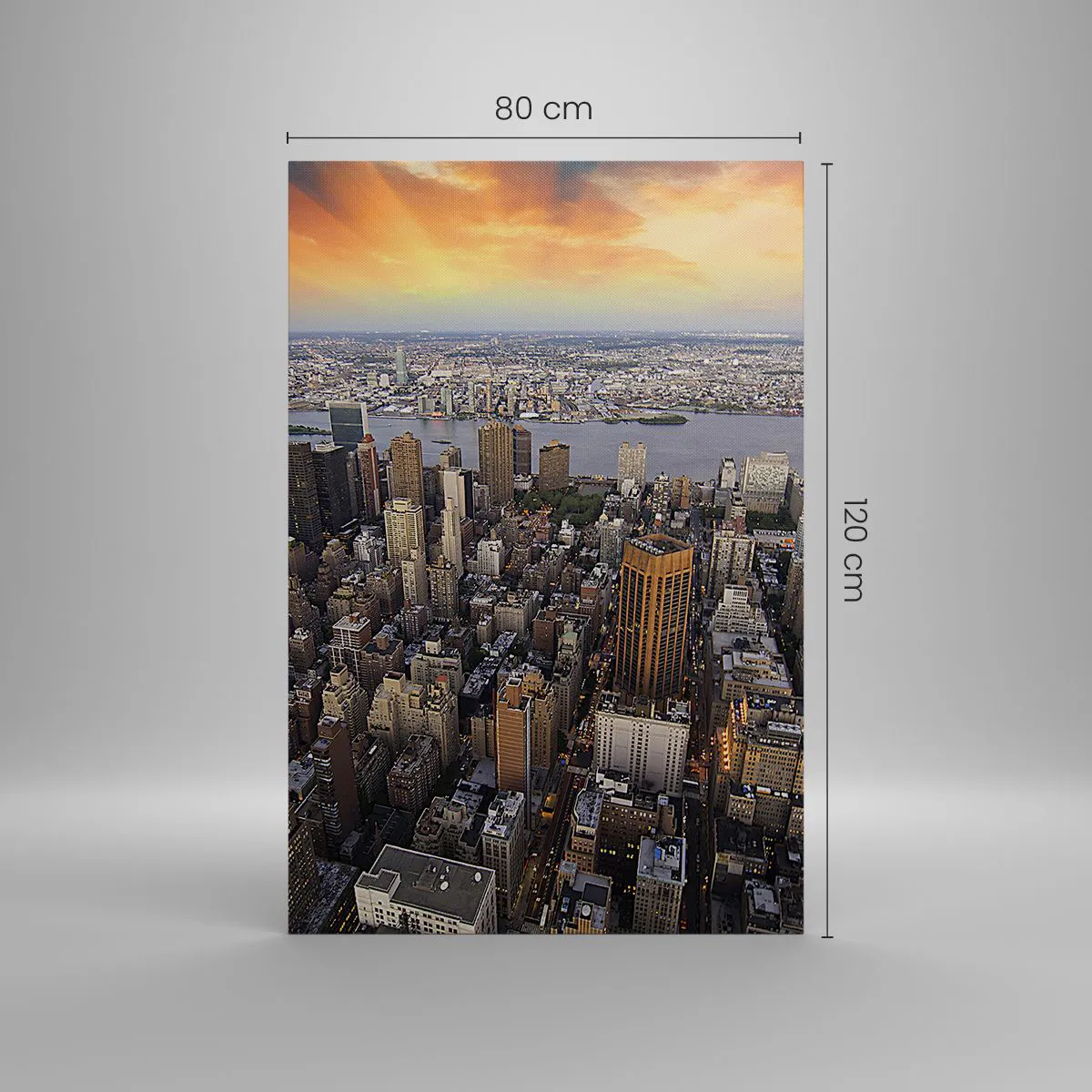 Schilderen op canvas - Het kloppend hart van onze tijd - 80x120 cm