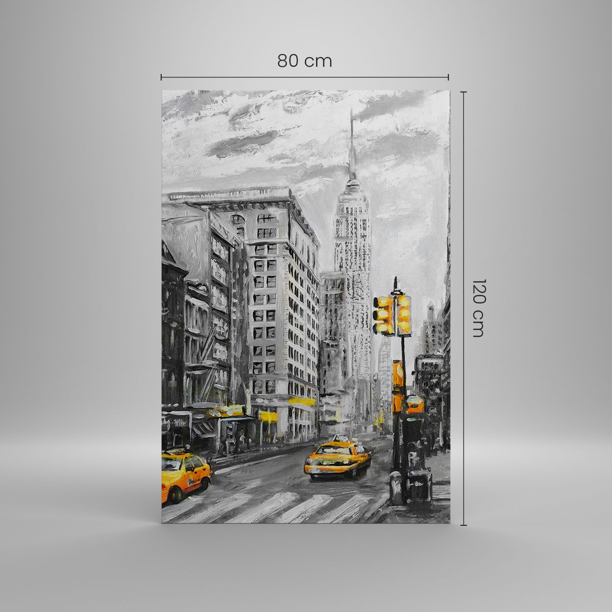 Quadro su tela, Stampe su Tela Arttor 50x50 cm - Racconto di New York -  Città, New York, Architettura, Taxi Giallo, Manhattan, Per il Salotto, Per  la
