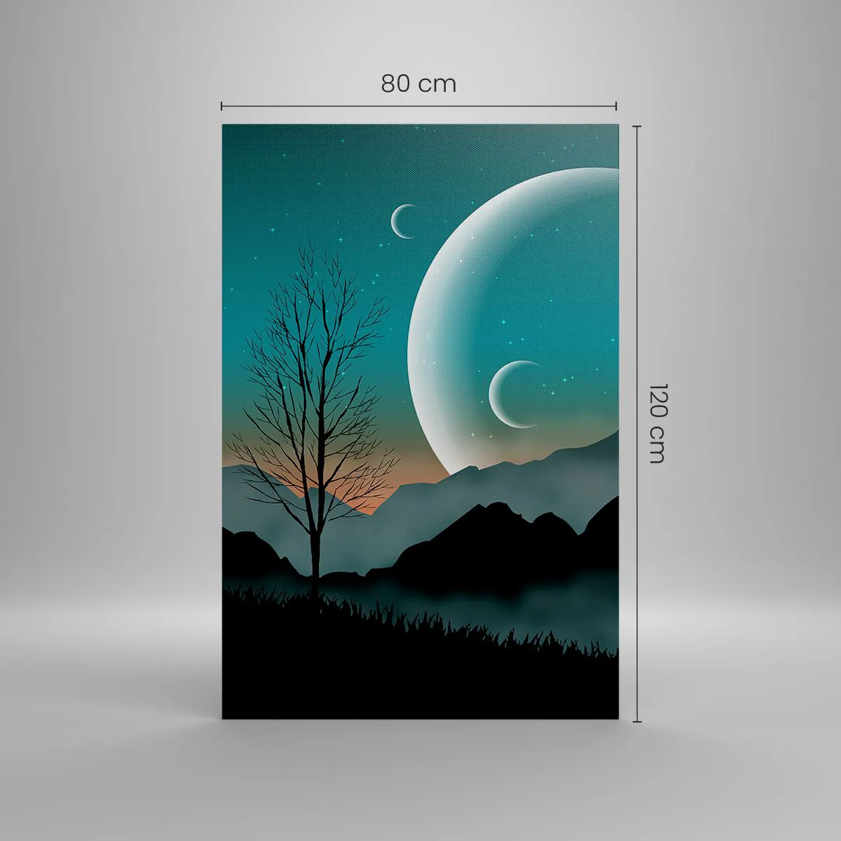 Obraz na plátně - Karneval hvězdné noci - 80x120 cm