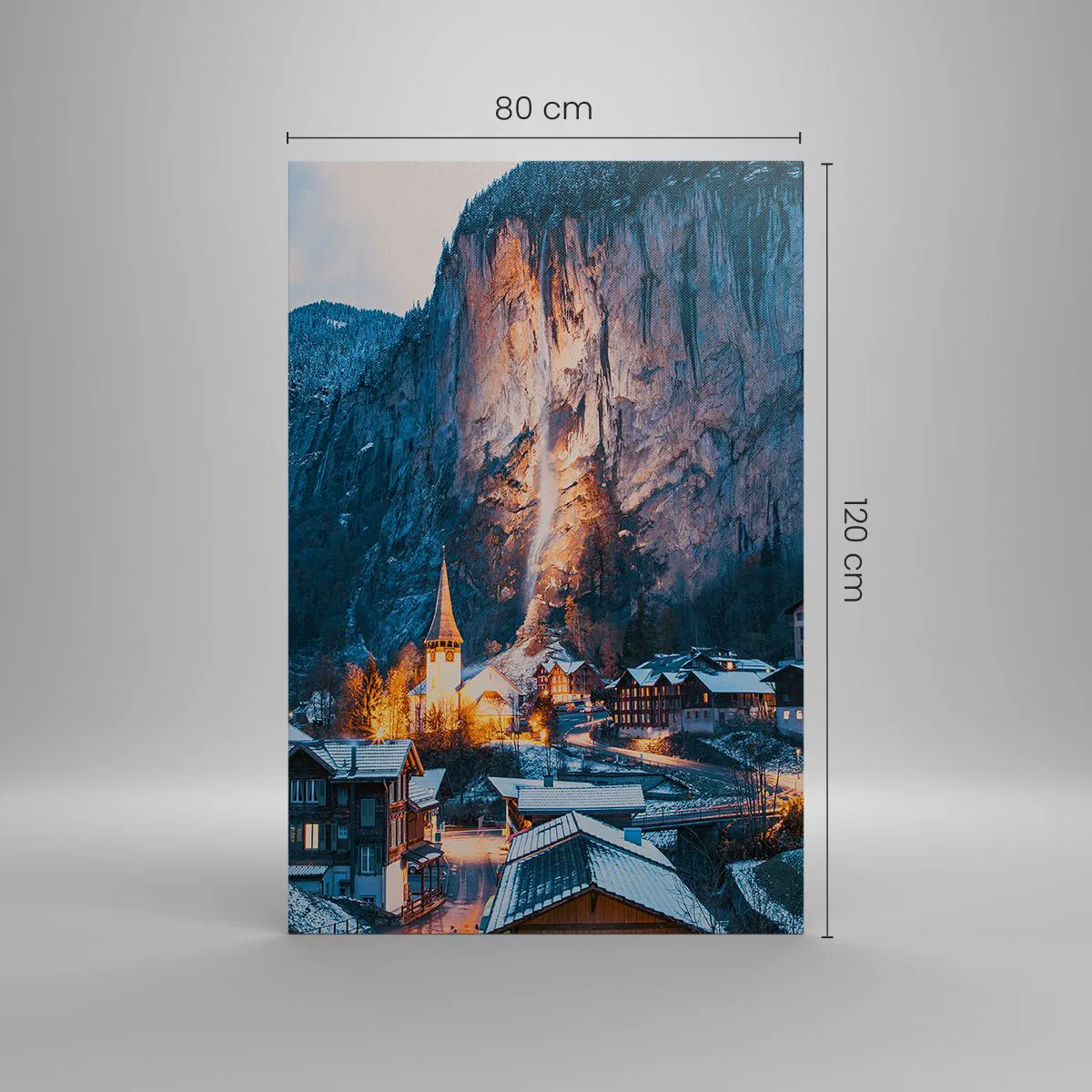 Vászonkép - A tél ragyogó szelleme - 80x120 cm