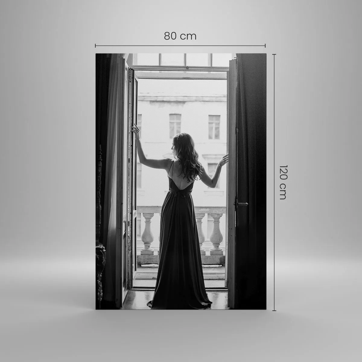 Lærredstryk - Billede på lærred - I stor stil - 80x120 cm