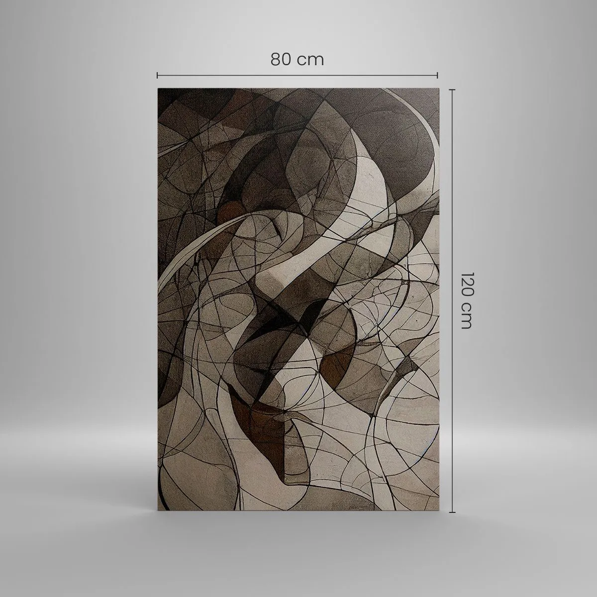 Quadro em tela - Circulação das cores da terra - 80x120 cm