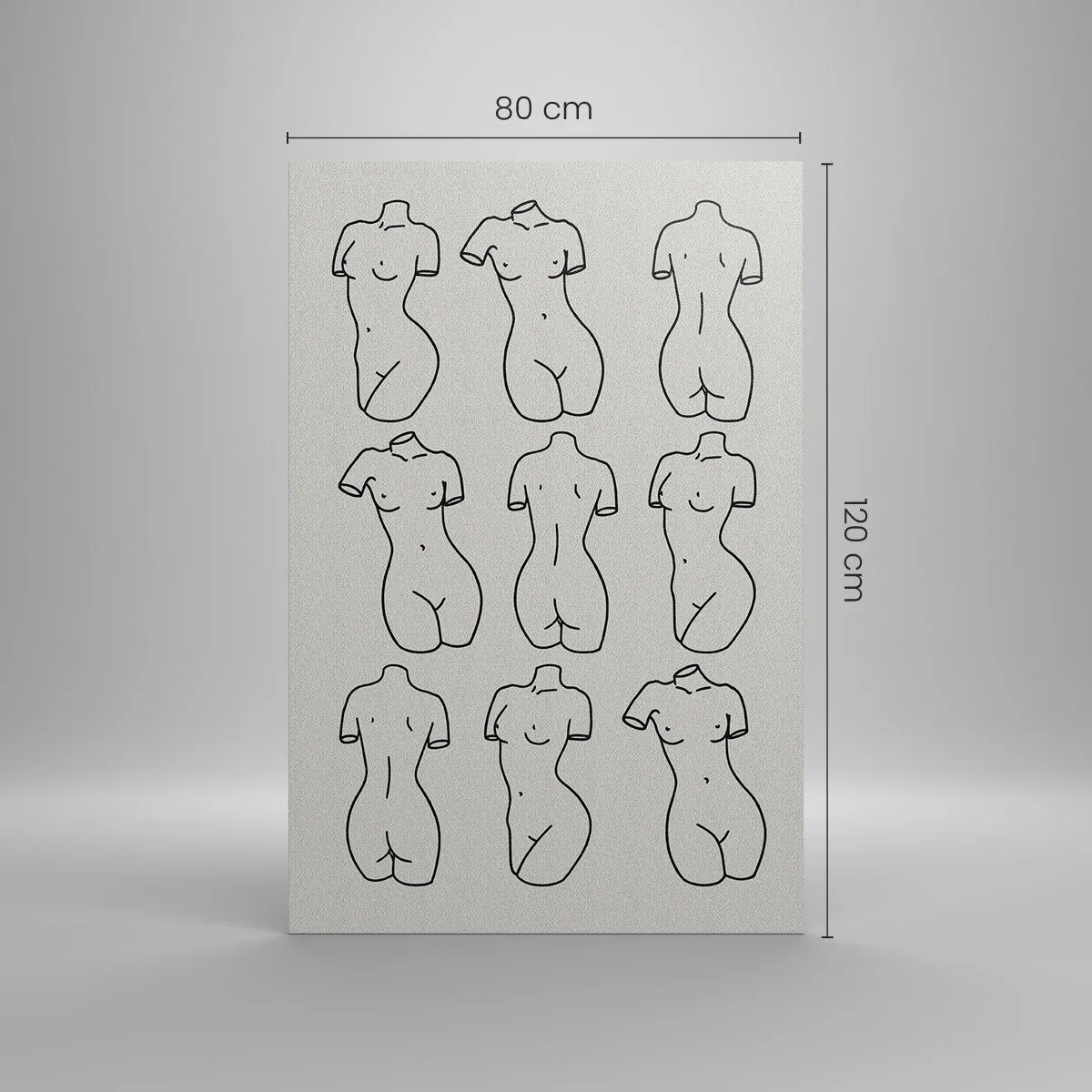 Schilderen op canvas - Alleen Venus - 80x120 cm