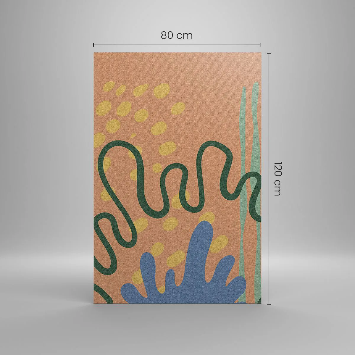 Impression sur toile - Image sur toile - Abstraction : diversité de la nature - 80x120 cm