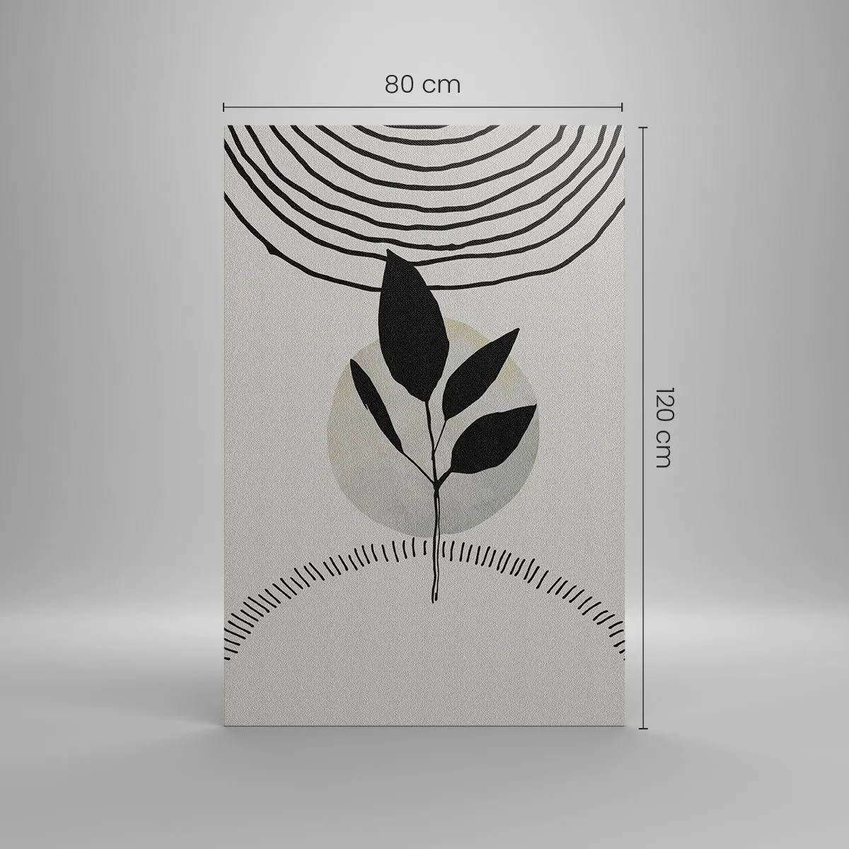 Schilderen op canvas - Compositie: natuurrituelen - 80x120 cm