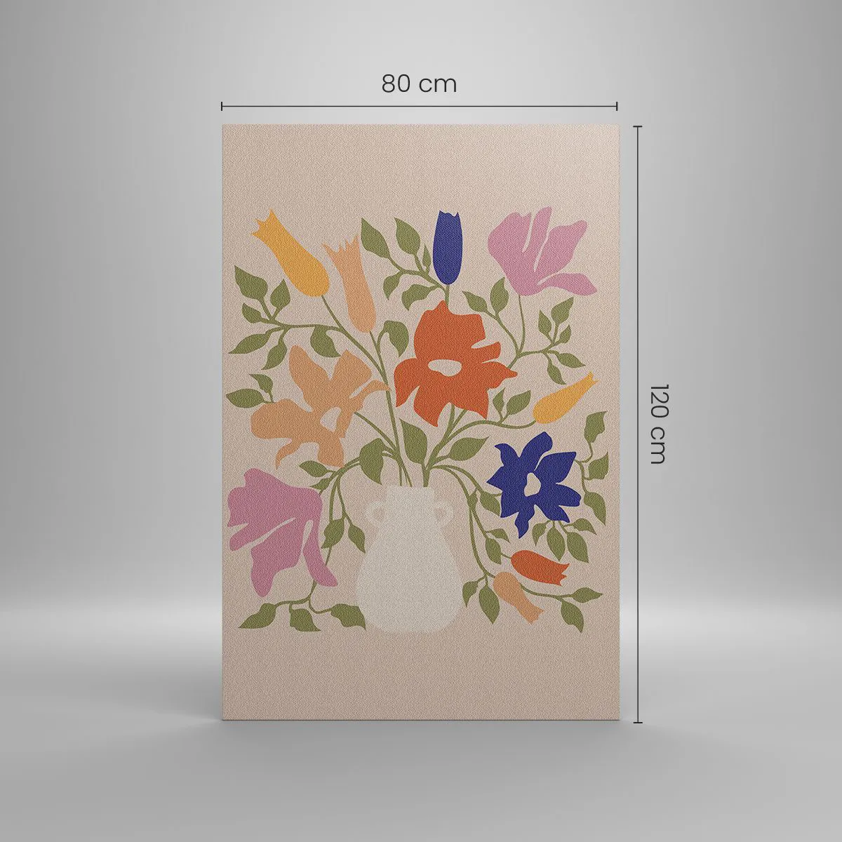 Impression sur toile - Image sur toile - Bouquet délicat - 80x120 cm