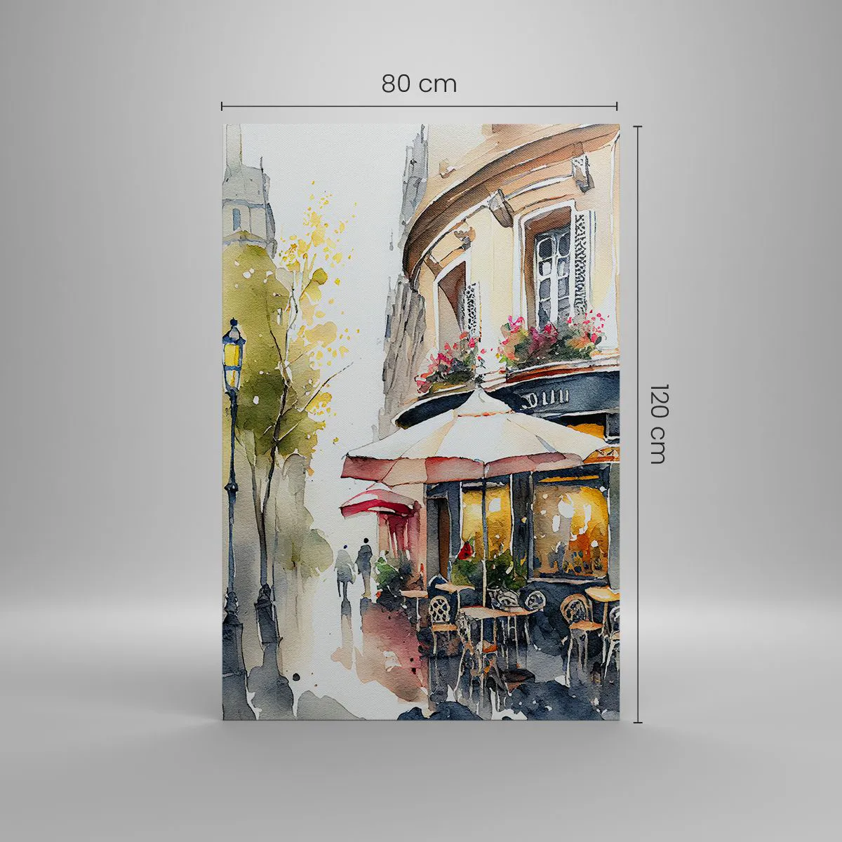 Impression sur toile - Image sur toile - Matinée parisienne - 80x120 cm