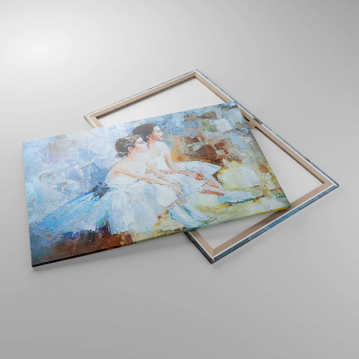 Obraz na plátně - Odpočinek mladých labutí - 100x70 cm