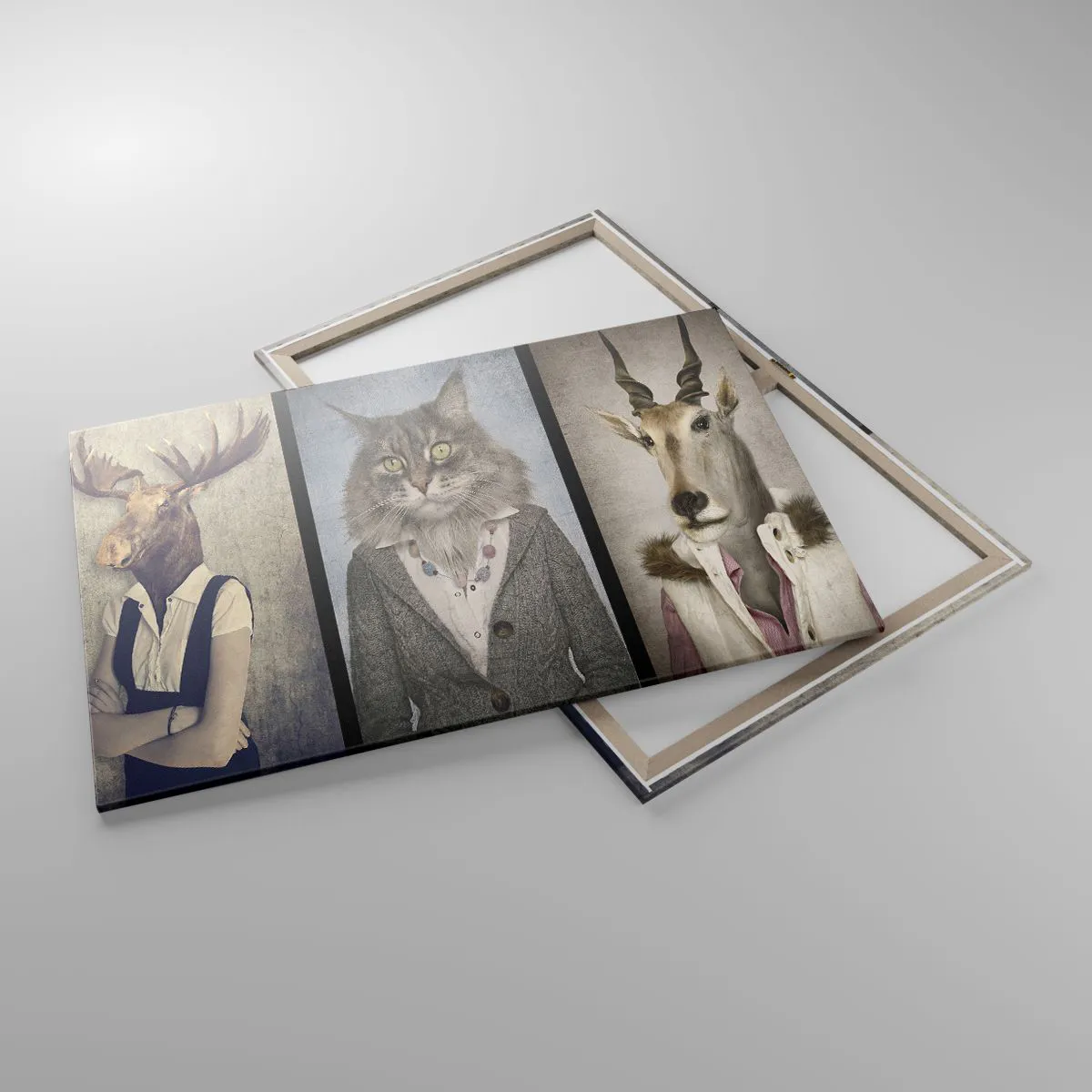 Canvas picture - Furcoats Are in Vogue Again - 100x70 cm