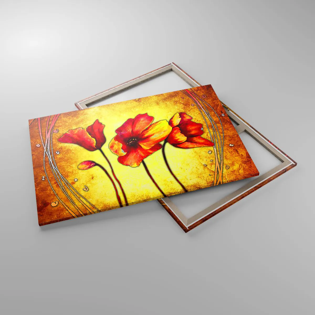 Obraz na plátně - V secesní dekoraci - 120x80 cm