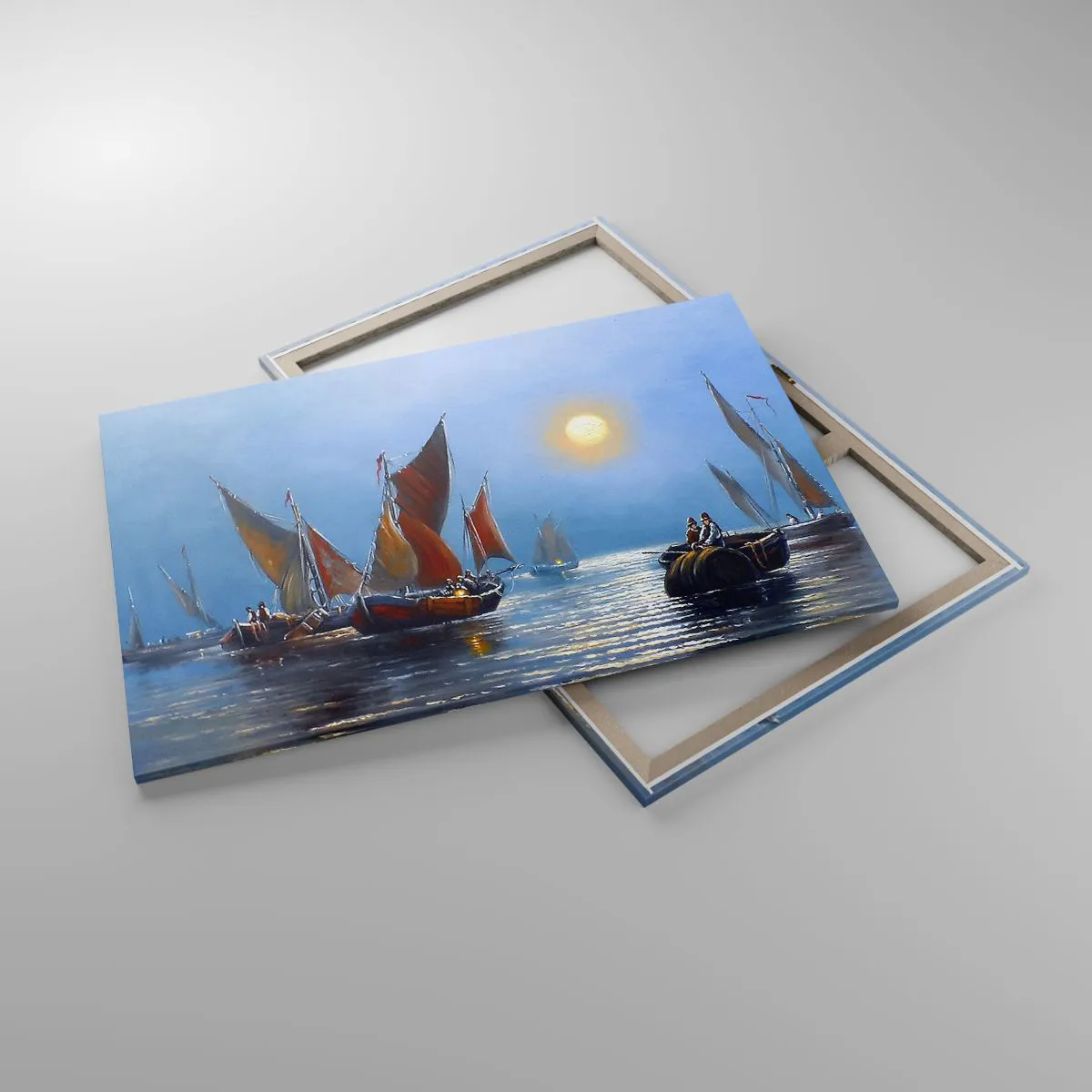 Obraz na plátne - Nočný rybolov - 120x80 cm