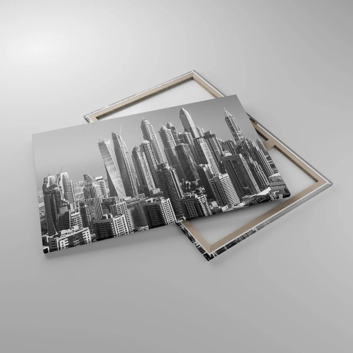 Canvas picture - City over a Desert - 120x80 cm