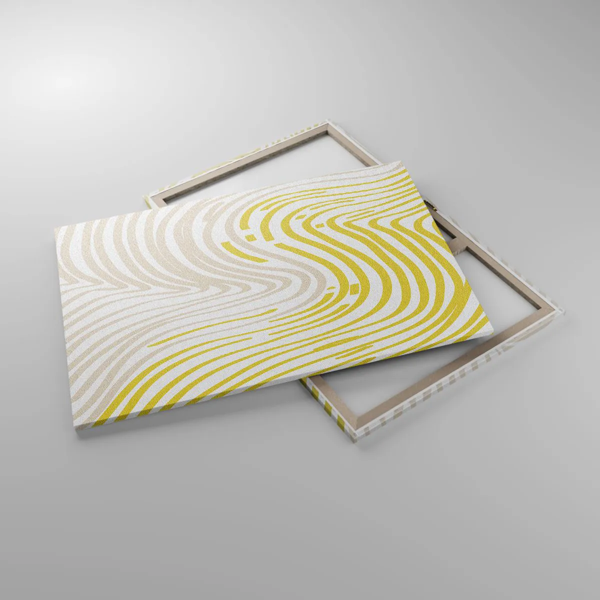 Schilderen op canvas - Een compositie met een zachte buiging - 120x80 cm