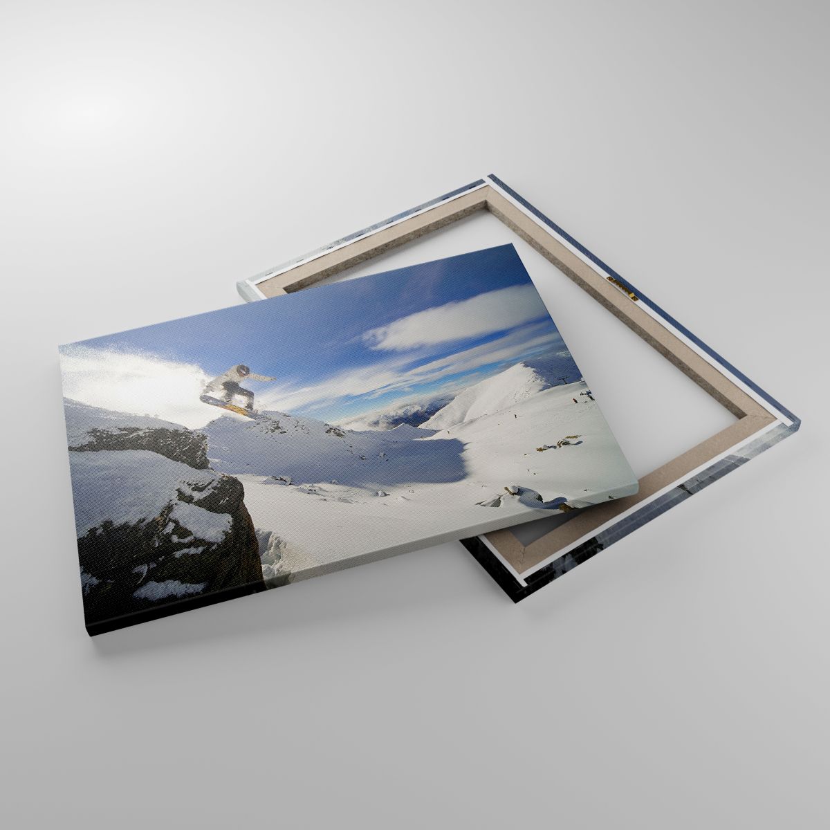 Leinwandbild Snowboard, Leinwandbild Landschaft, Leinwandbild Berge, Leinwandbild Schnee, Leinwandbild Sport