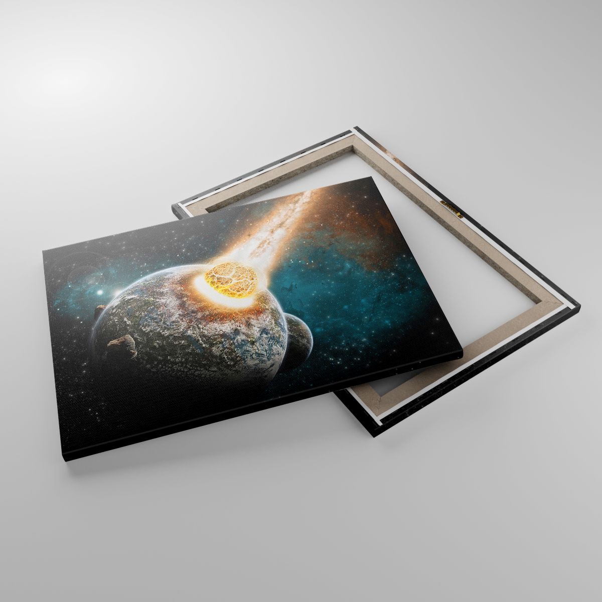 Leinwandbild Abstraktion, Leinwandbild Kosmos, Leinwandbild Komet, Leinwandbild 3D, Leinwandbild Universum