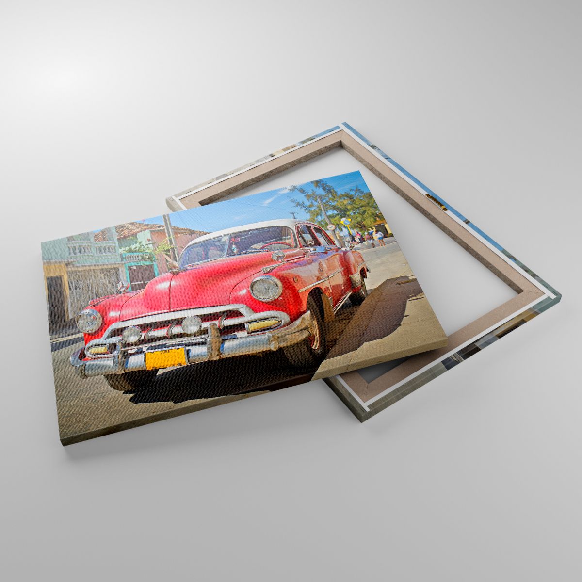 Leinwandbild Automobil, Leinwandbild Oldtimer, Leinwandbild Die Architektur, Leinwandbild Kuba, Leinwandbild Havanna