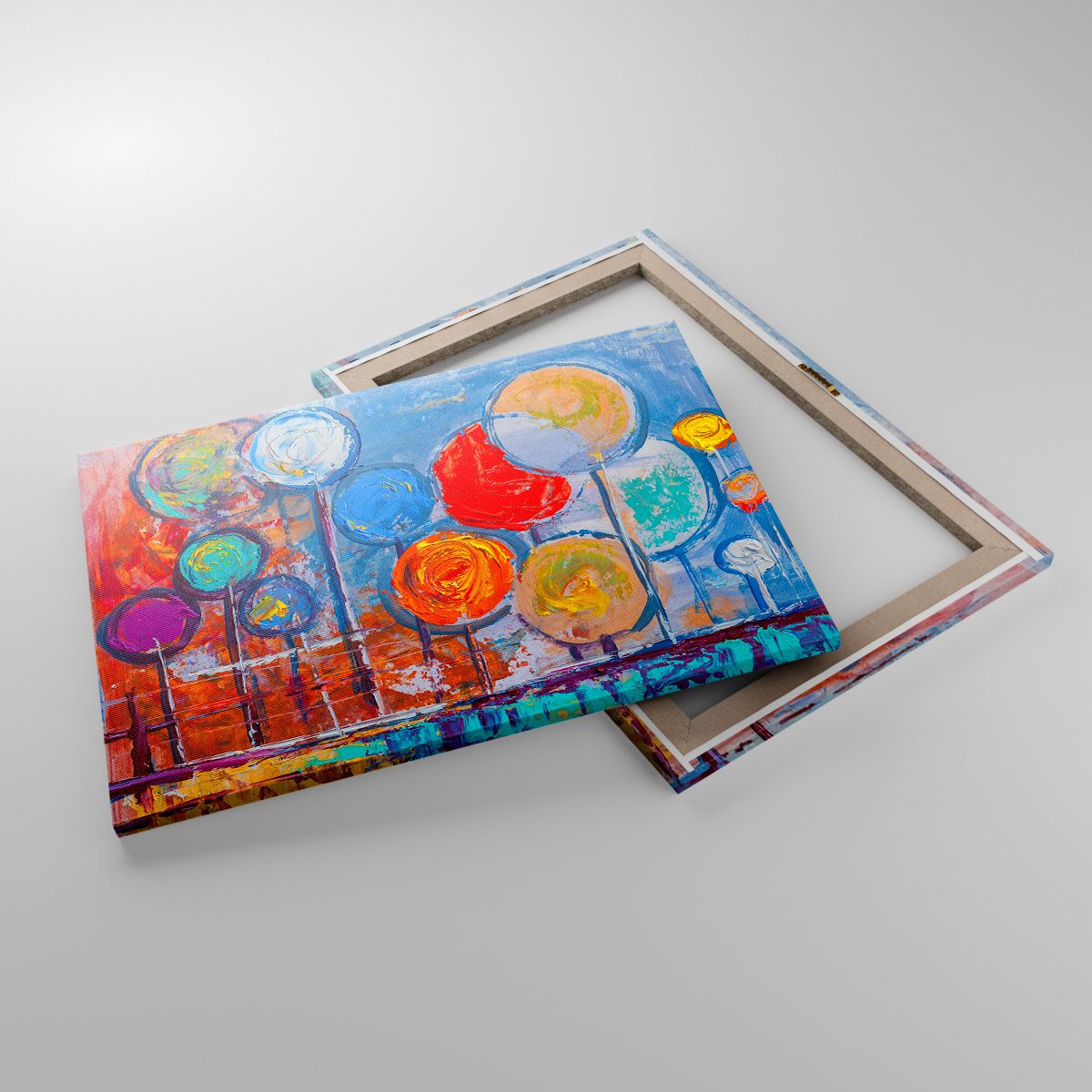 Canvas picture Colorful Balloons, Canvas picture Abstraction, Canvas picture For Children, Canvas picture Art, Canvas picture Painting