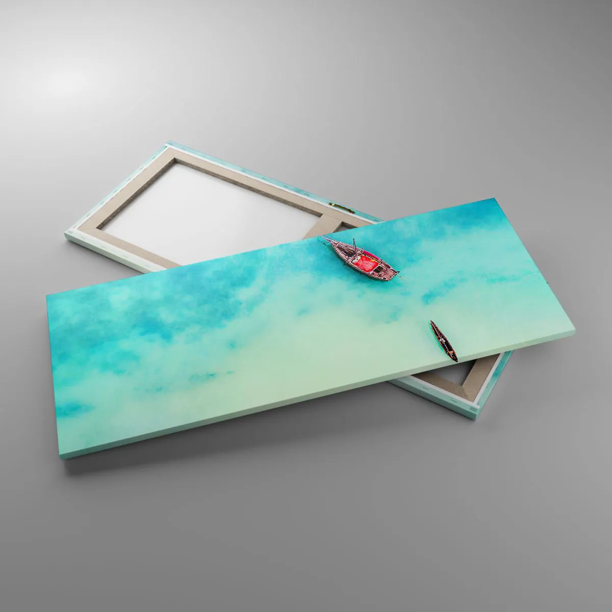 Canvas picture - On the Beaches of Zanzibar, When the Tide Is High - 100x40 cm