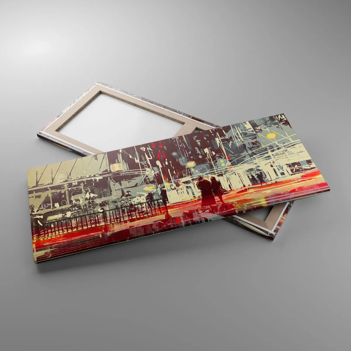 Vászonkép - Egy nagyvárosi átkelő - 100x40 cm