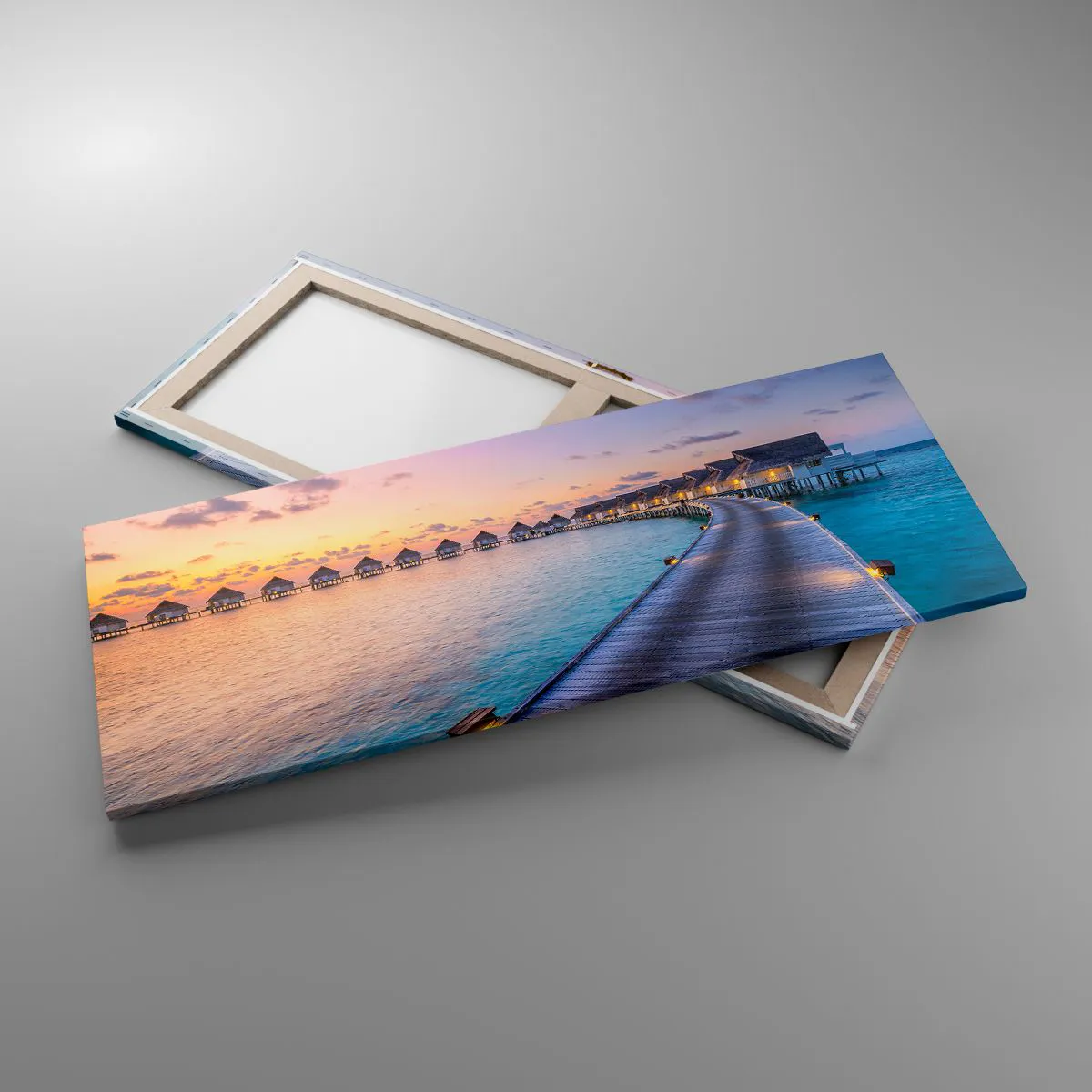 Obraz na plátně - Prázdniny - návrat k pramenům - 100x40 cm