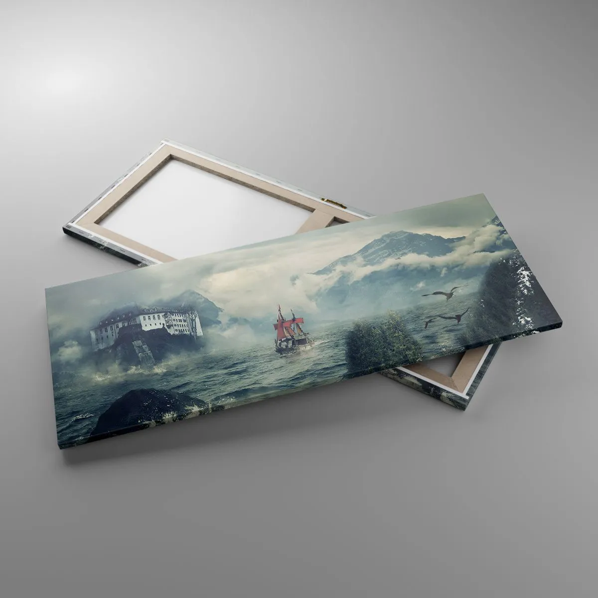 Obraz na plátne - V kúzelných vodách - 100x40 cm