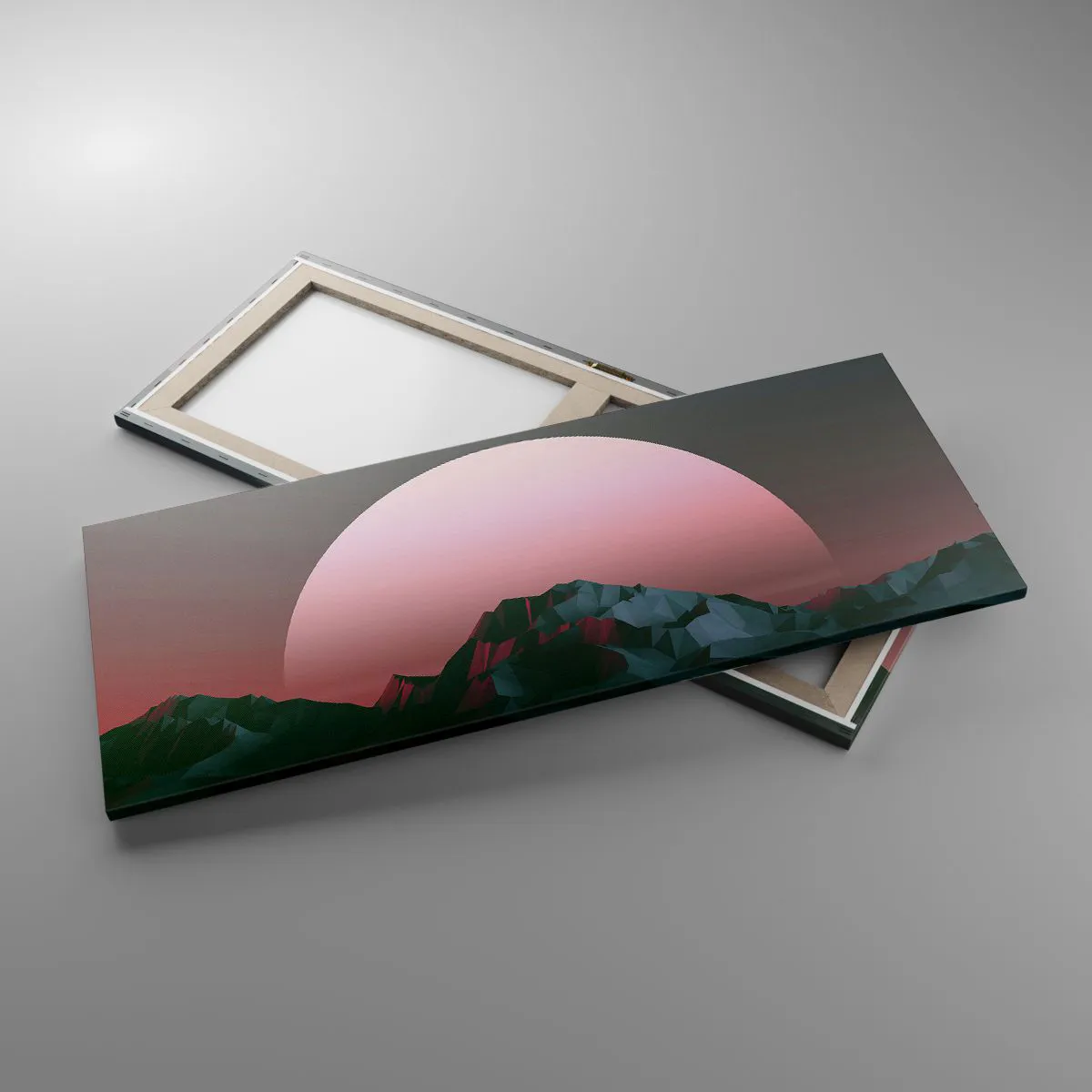 Lærredstryk - Billede på lærred - I en nabogalakse - 100x40 cm