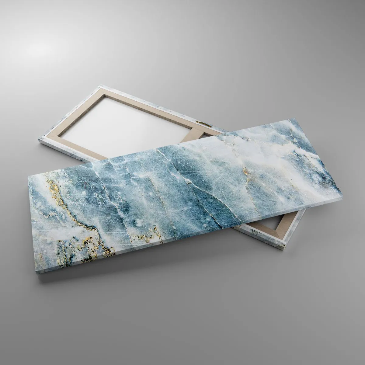 Lærredstryk - Billede på lærred - Isverden - 100x40 cm