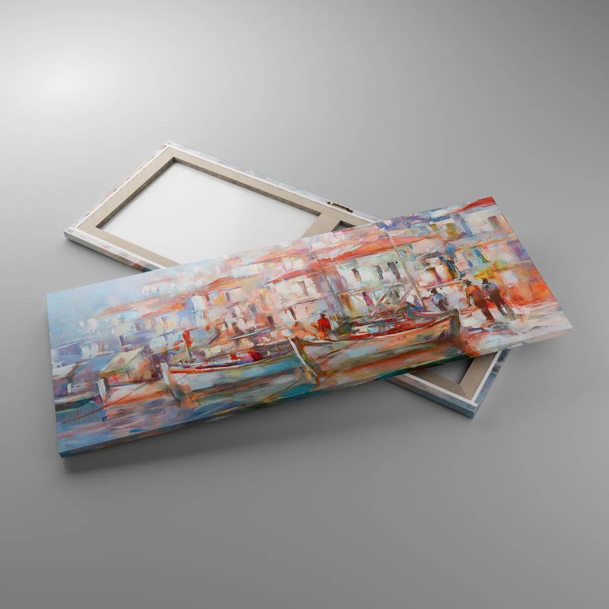 Vászonkép - Pasztell vakáció - 100x40 cm