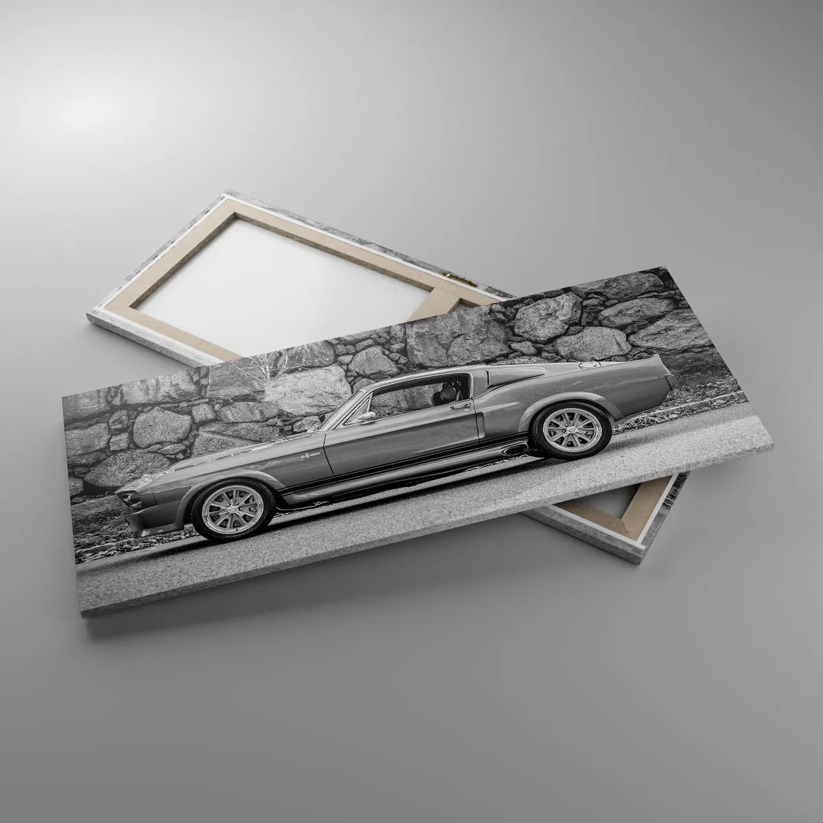 Impression sur toile - Image sur toile - Légende des années 60 - 100x40 cm