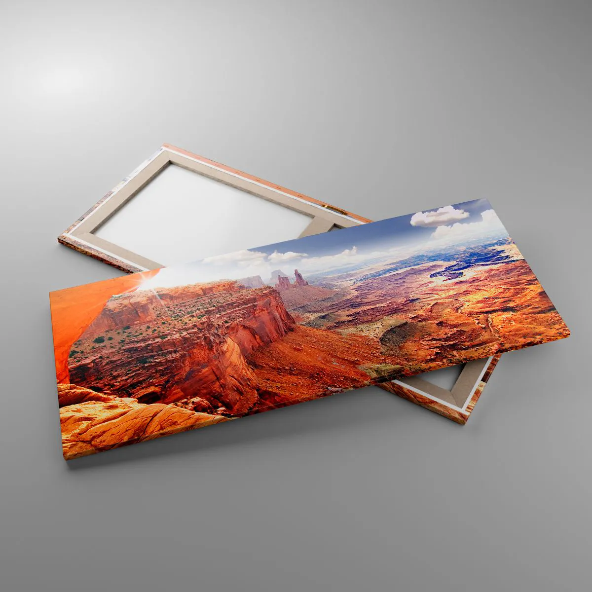 Canvastavla - Bild på duk - Skapat av naturen - 120x50 cm