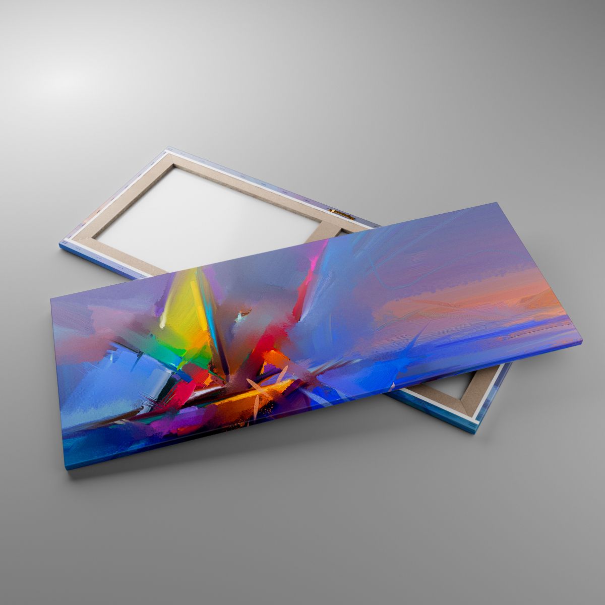 Leinwandbild Abstraktion, Leinwandbild Kunst, Leinwandbild Segelboot, Leinwandbild Moderne Kunst, Leinwandbild Malerei