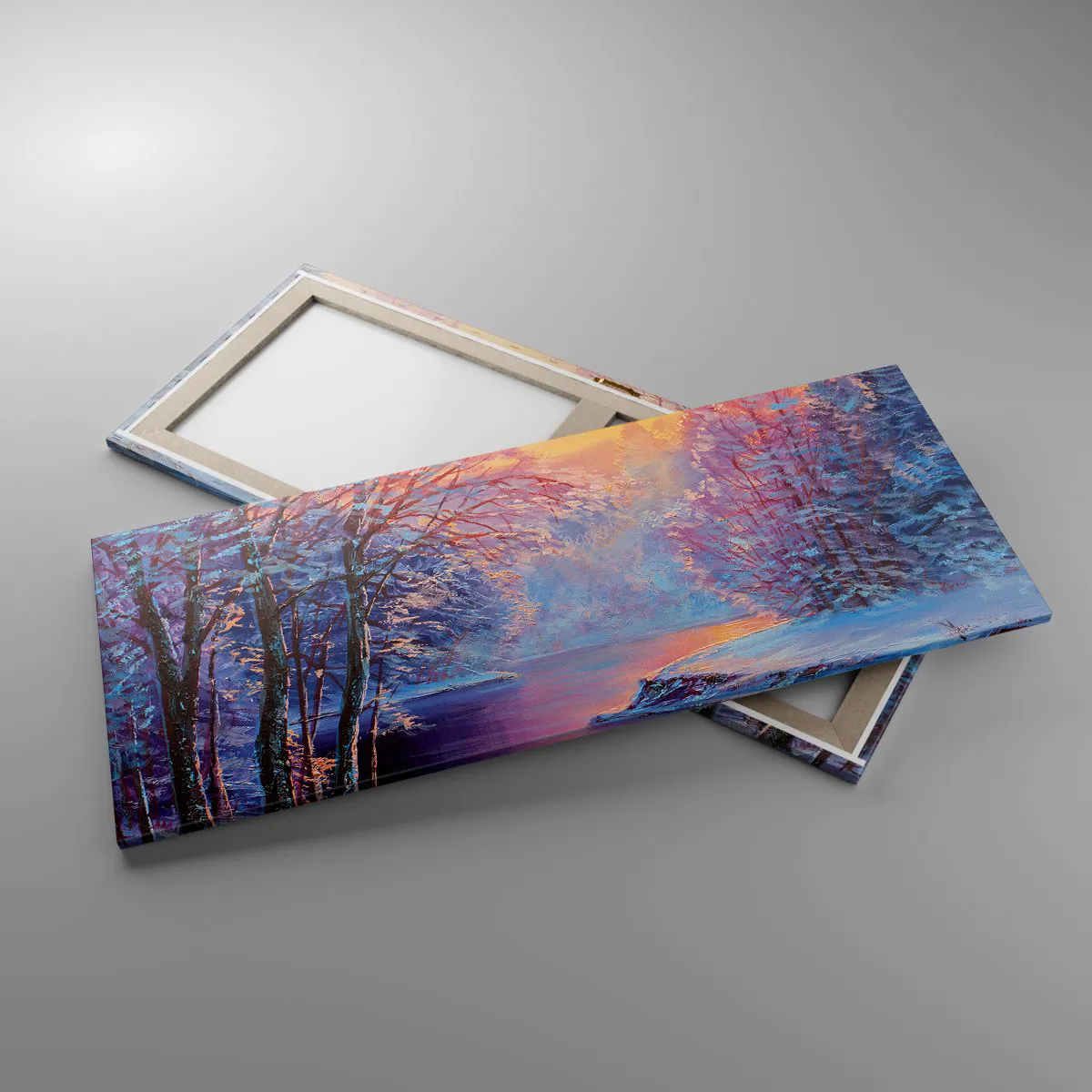 Canvas picture - Colours of Winter - 120x50 cm