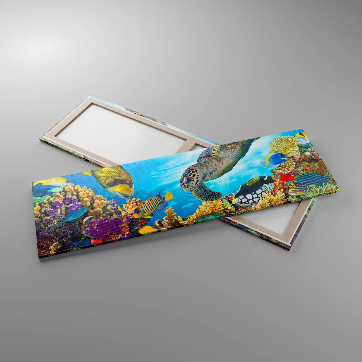 Vászonkép - Korall sétány - 160x50 cm