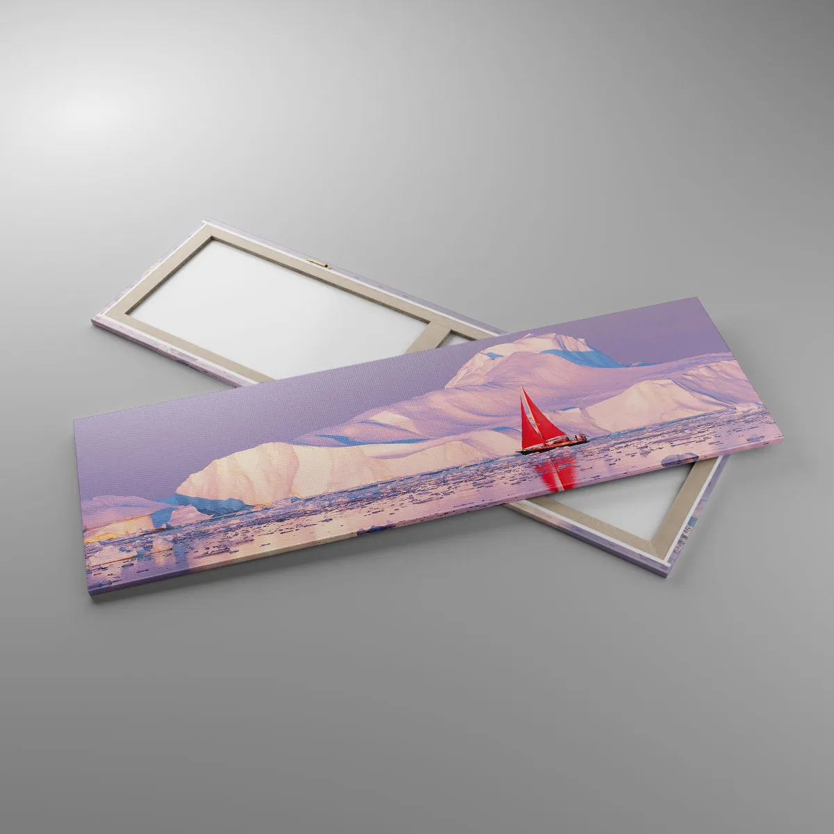 Canvas picture - Heat of the Sail, Cold of the Ice - 160x50 cm