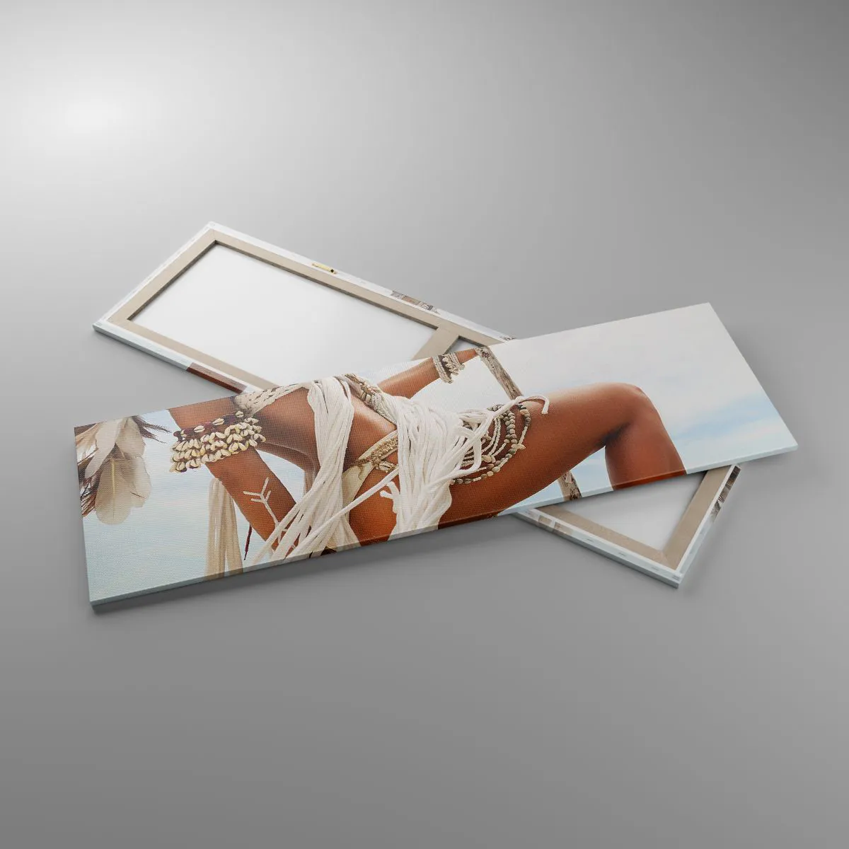 Lærredstryk - Billede på lærred - Præstinde af solen - 160x50 cm