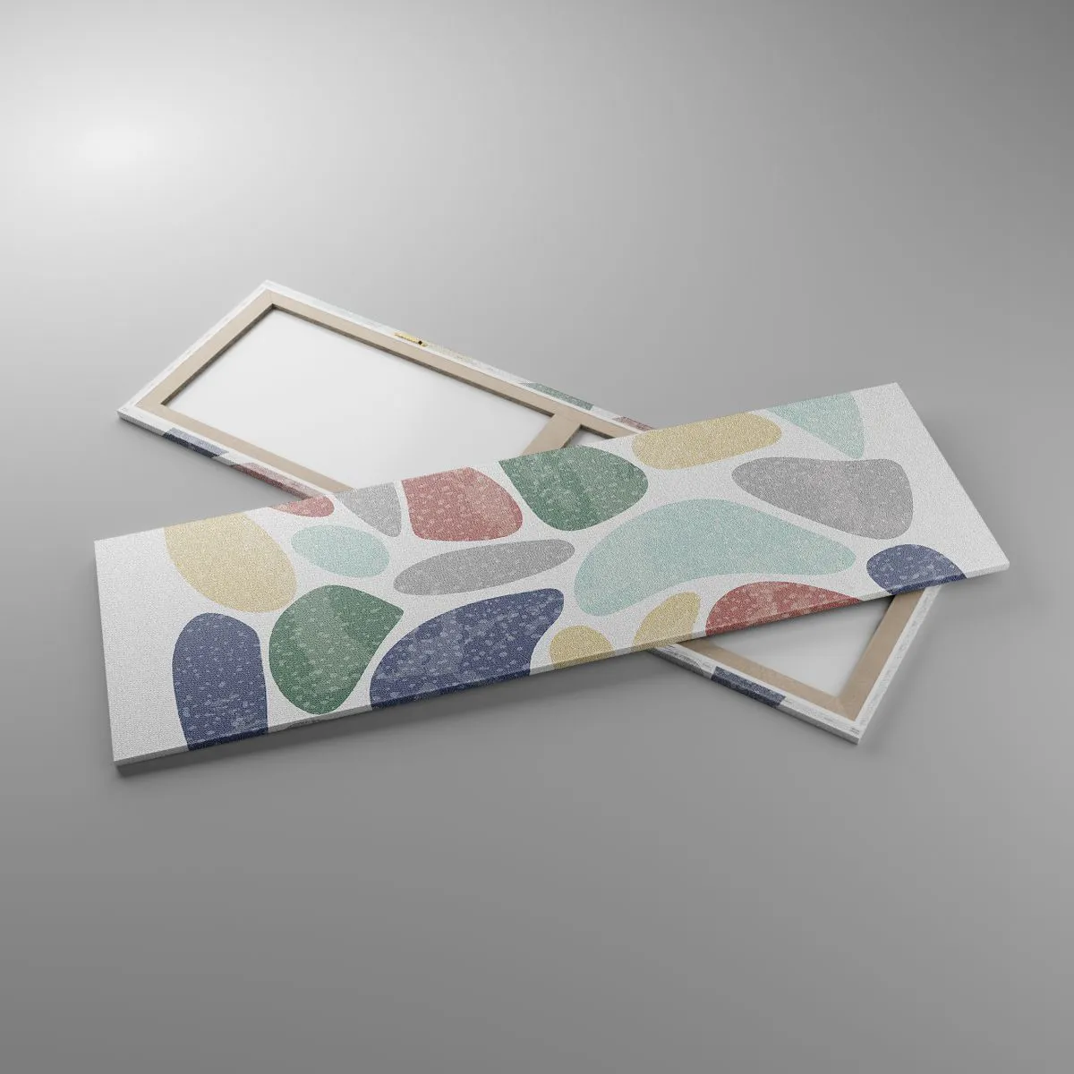 Canvas picture - Mosaic of Powdered Colours - 160x50 cm