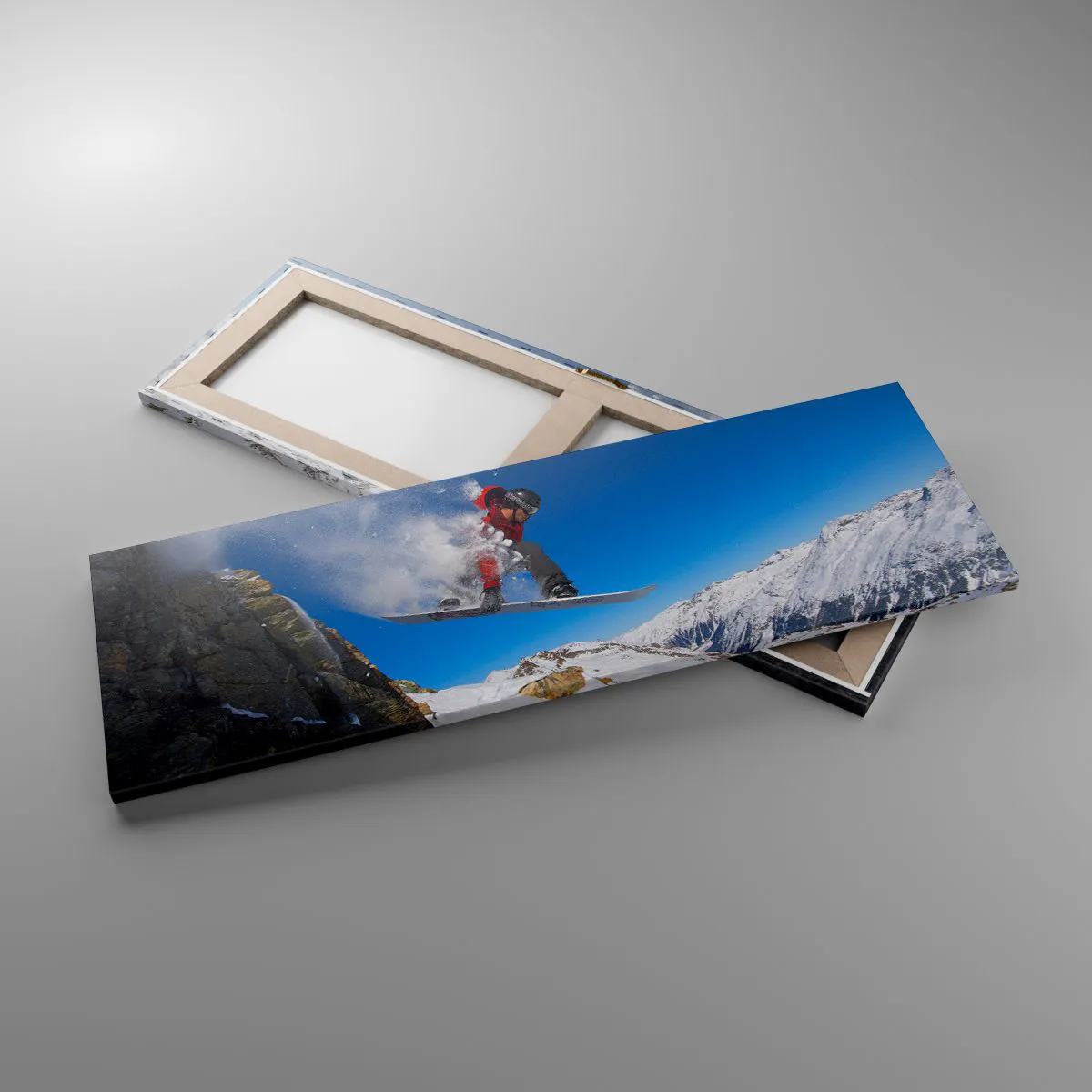 Canvas picture - And You Became Part of Space - 90x30 cm