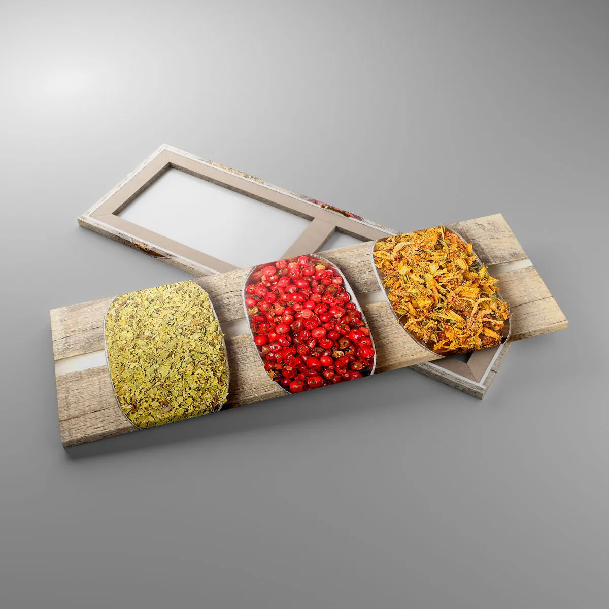 Cuadro sobre lienzo - Impresión de Imagen - La magia de la cocina - 90x30 cm