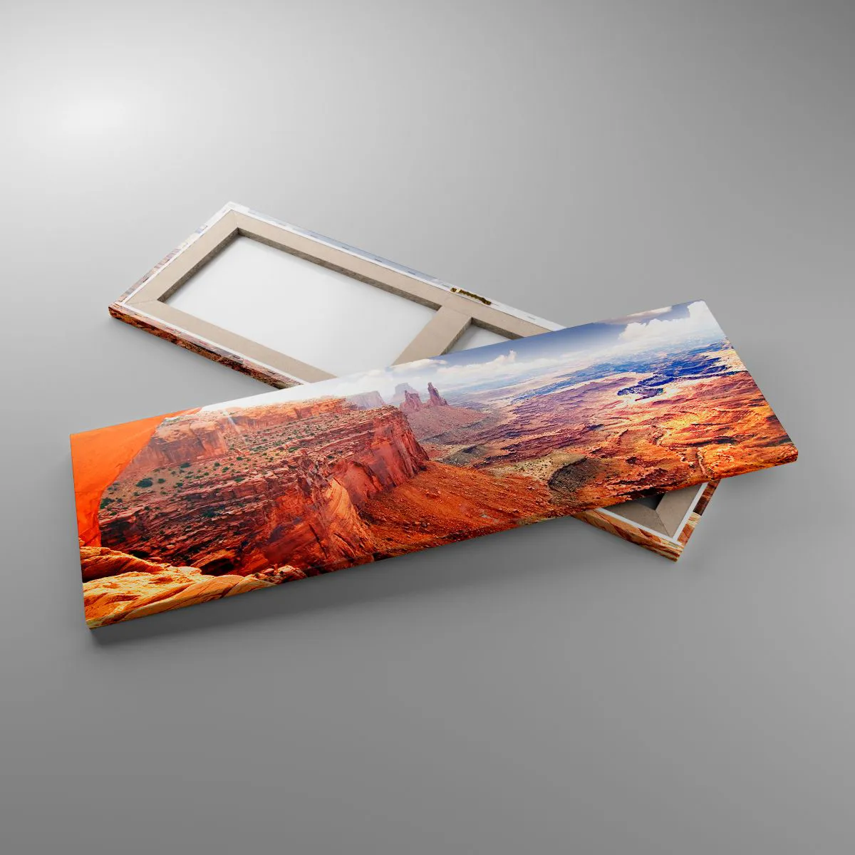 Canvastavla - Bild på duk - Skapat av naturen - 90x30 cm