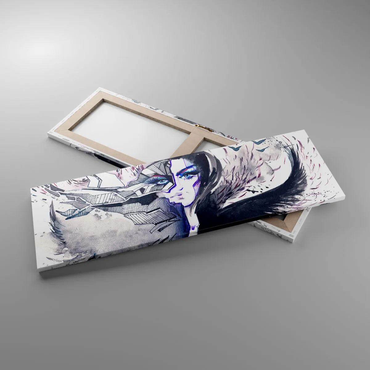 Canvas picture - Demonic and Beautiful - 90x30 cm