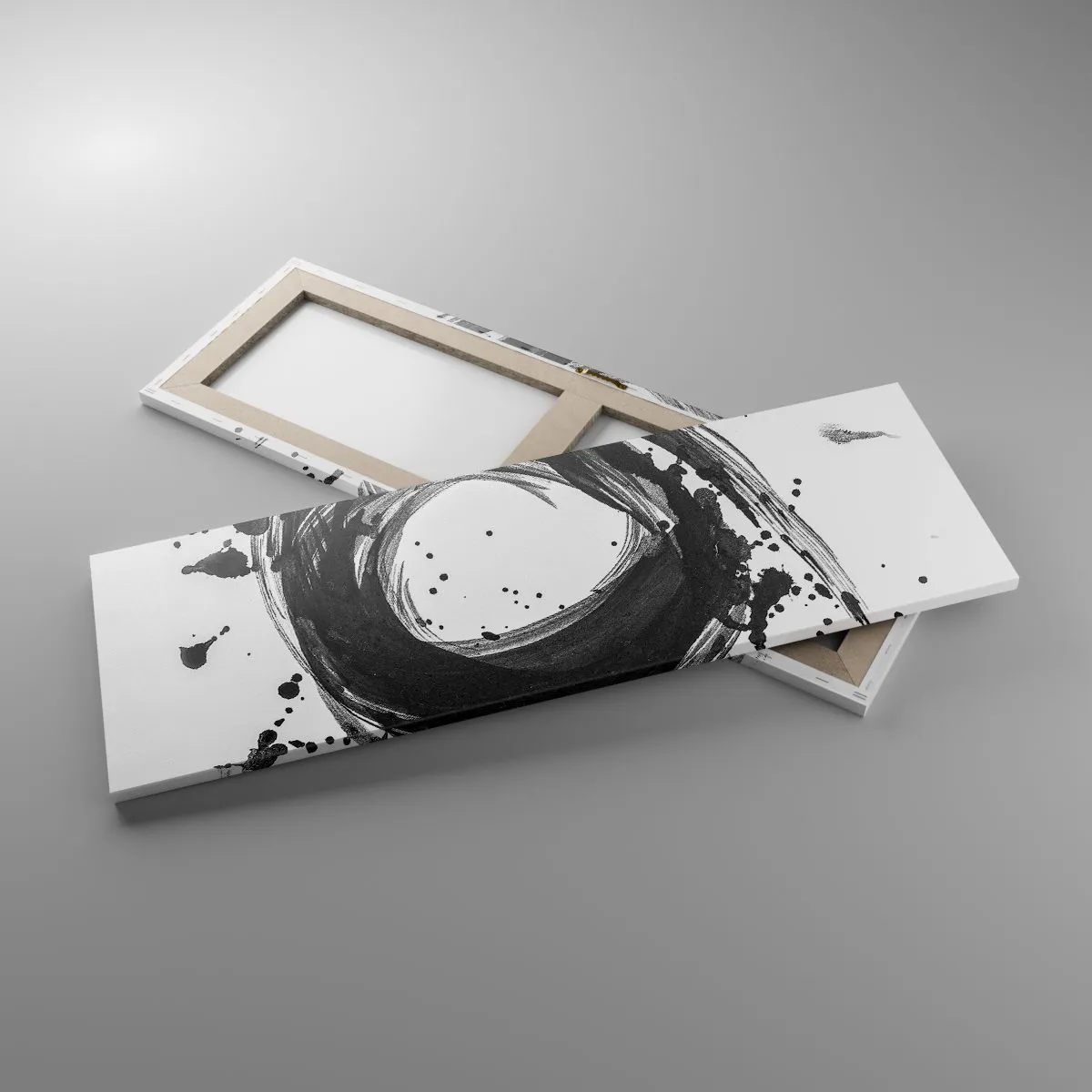 Impression sur toile - Image sur toile - Le tourbillon de la création - 90x30 cm