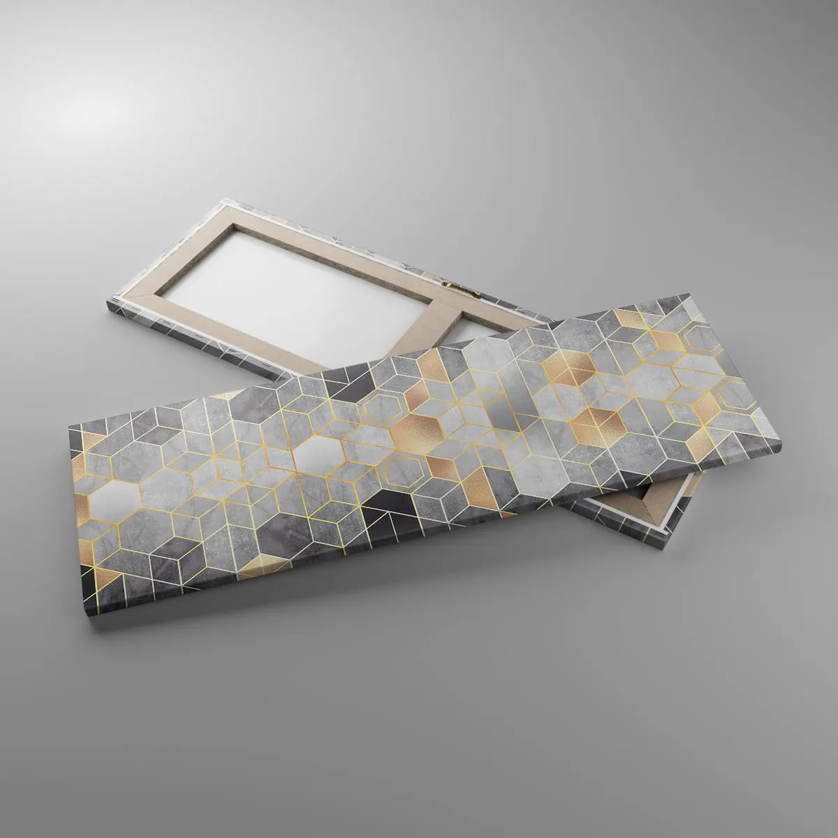 Obraz na płótnie - Diamentowa kompozycja - 90x30 cm