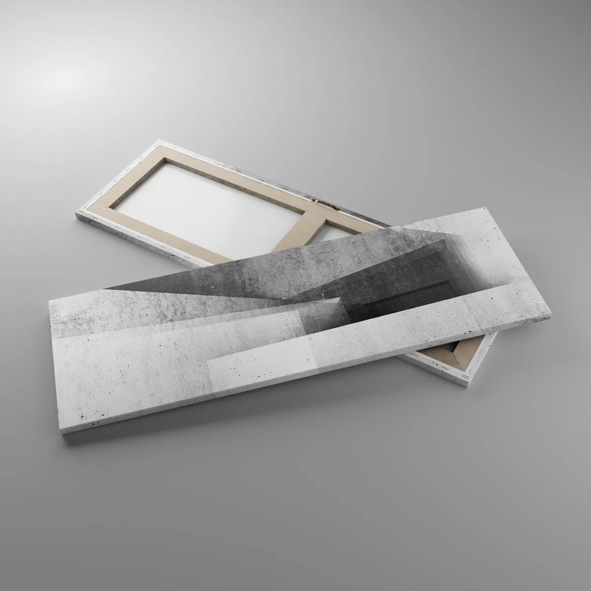 Tablou pe pânză - Structura spațiului - 90x30 cm