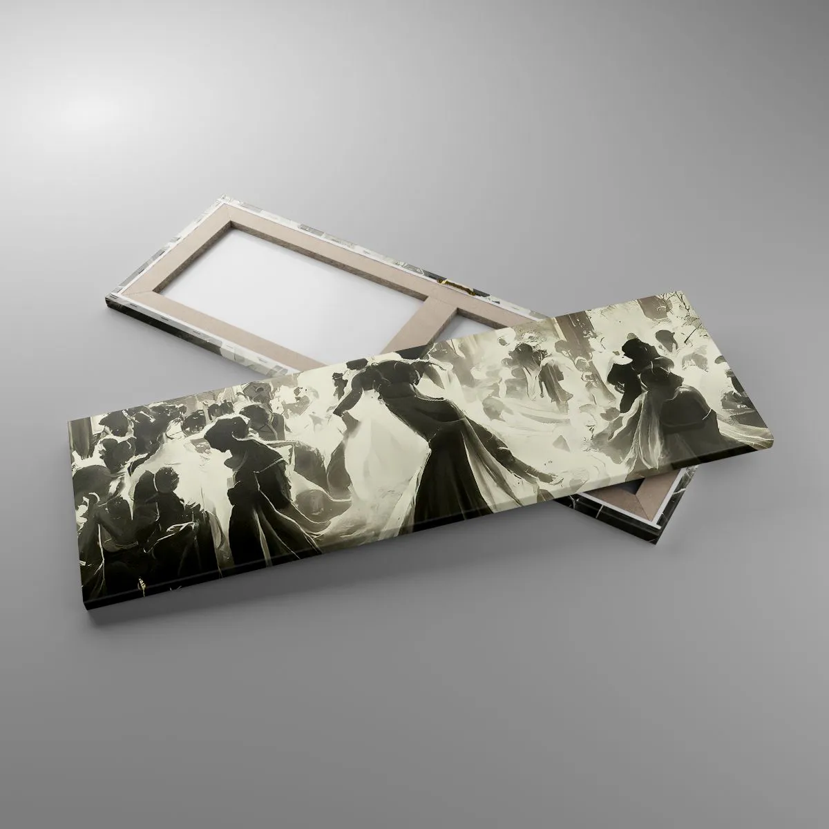 Impression sur toile - Image sur toile - La grande mascarade - 90x30 cm