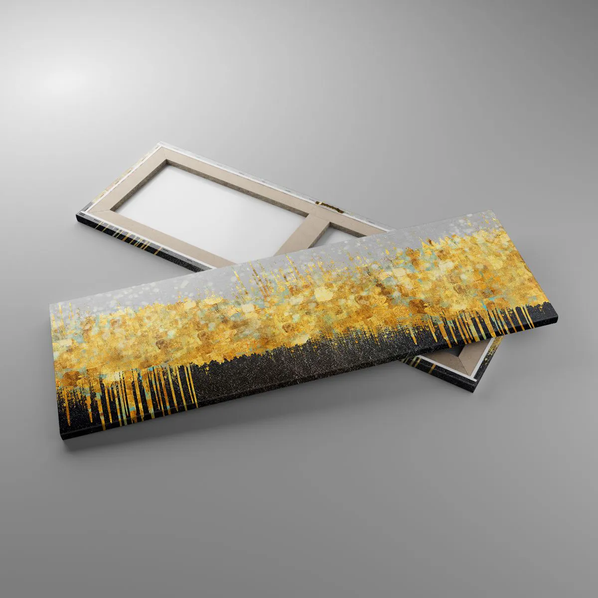 Obraz na plátne - Dovnútra a nahor - 90x30 cm