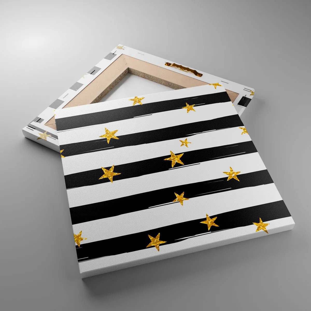 Tablou pe pânză - Cu toții ne-am născut sub o stea norocoasă - 30x30 cm