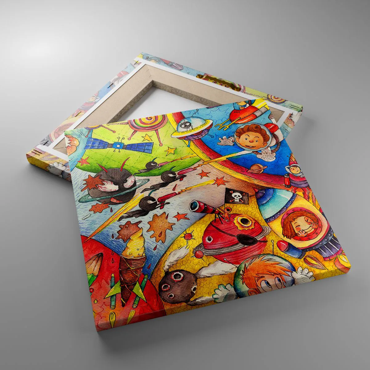 Vászonkép - Nagy űrkaland - 30x30 cm